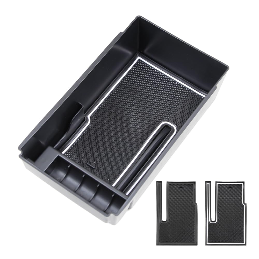 CRAFT WORKS (クラフトワークス) 新型 ハリアー 80系 パーツ センターコンソールトレイ 80 滑り止めゴム付き コンソール ボックストレイ コンソールボックス アクセサリー 内装 ハイブリッド 80系 HARRIER